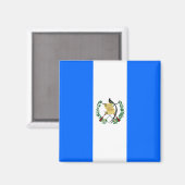 Aimant Guatemala Drapeau de haute qualité (Recto/Verso)