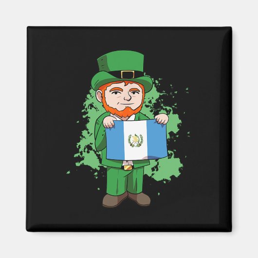 Aimant Guatemala Fier Guate Drapeau St. La Saint-Patrick  (Devant)