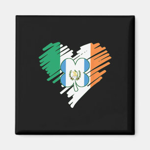 Aimant Guatemala Fier Guate Drapeau St. Patricks Day Trèf