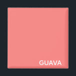 Aimant Guava pink color name<br><div class="desc">Guava pink color name</div>