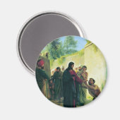 Aimant Guérir l'aveugle par Carl Bloch (Recto/Verso)