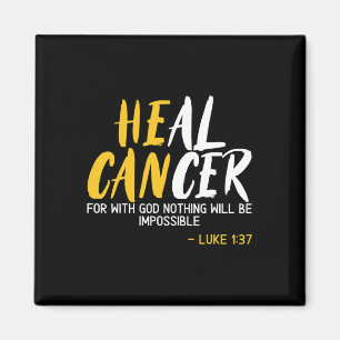 Aimant Guérir le cancer Mois de sensibilisation au cancer