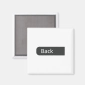 Aimant Guerre des salaires - gaufre à fleurs (Recto/Verso)