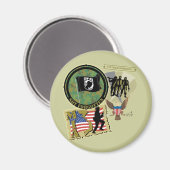 Aimant Guerre du Vietnam (Recto/Verso)