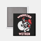 Aimant Guerrier à l'intérieur (Recto/Verso)