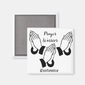 Aimant Guerrier de prière prier Thunder_Cove (Recto/Verso)