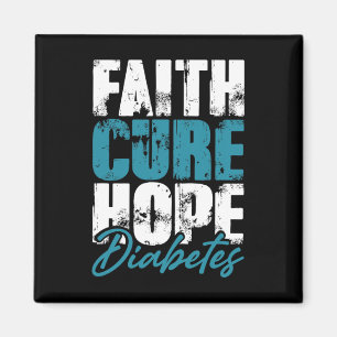 Aimant Guerrier diabétique Don Faith Cure Hope Diabetes A