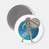 Aimant Guerrier grec (Recto/Verso)