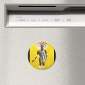 Aimant Guerrier zoulou (In Situ (Lave-vaisselle))