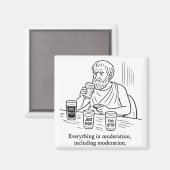 Aimant Guide d'Aristote pour la modération (Recto/Verso)