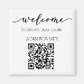 Aimant Guide STR QR Code Information Location WIFI (Devant)