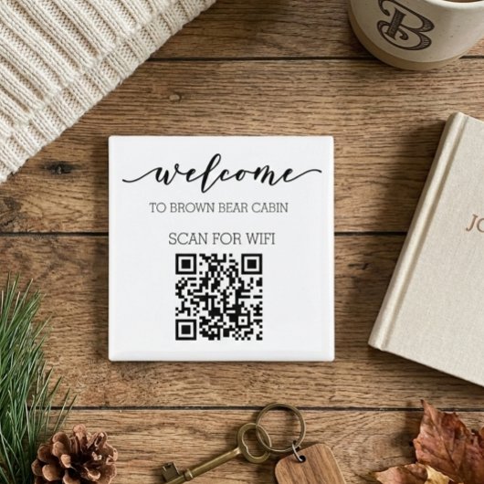 Aimant Guide STR QR Code Information Location WIFI