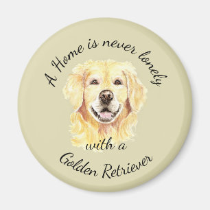 Aimant Guillemet de la maison de Golden Retriever