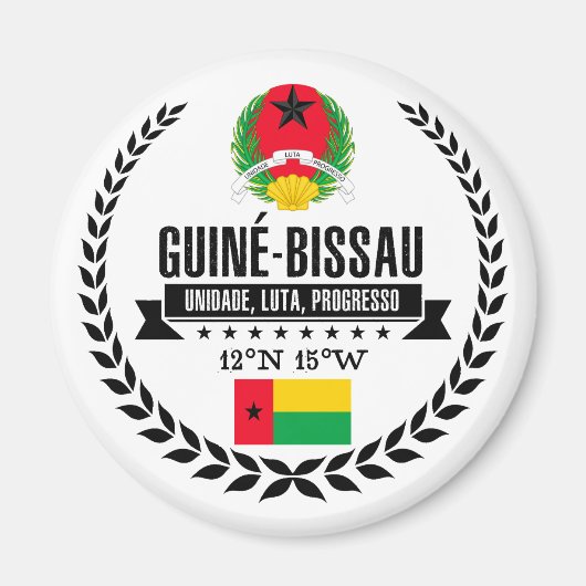 Aimant Guinée-Bissau (Devant)