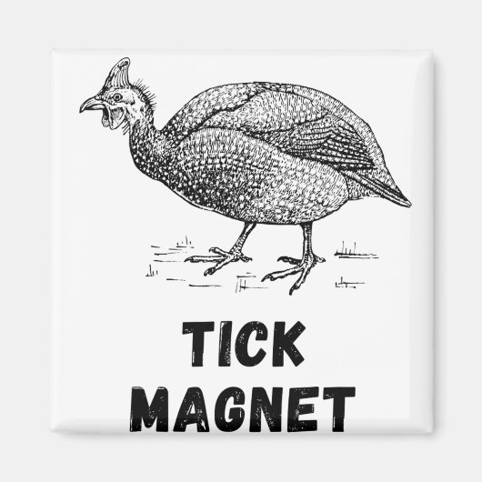 Aimant Guinée Hen Fowl Animaux de ferme Pays Volaille Gui (Devant)