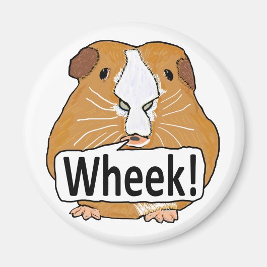 Aimant Guinée Pig Wheek (Devant)