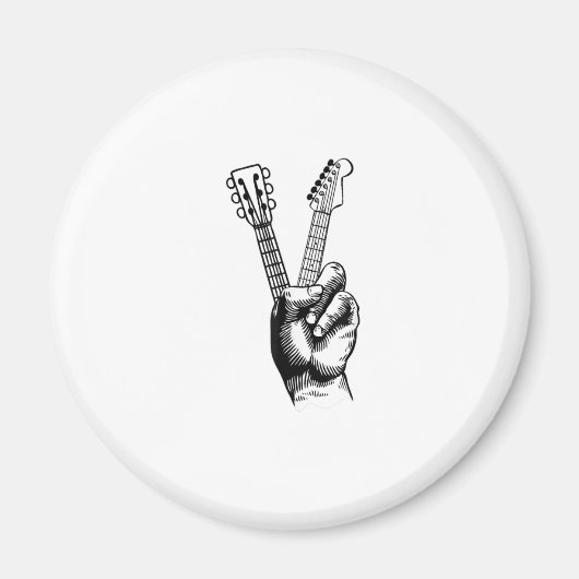 Aimant Guitar Lover | Say Hi Guitar (Devant)