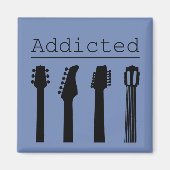 Aimant Guitare accro (Devant)