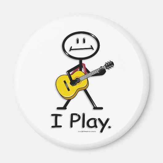 Aimant Guitare acoustique (Devant)