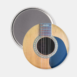 Aimant Guitare acoustique 6 cordes Dreadnought Design d'a