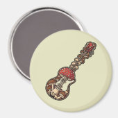 Aimant Guitare Champignon (Recto/Verso)