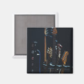 Aimant Guitare de basse cool (Recto/Verso)