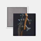Aimant Guitare de basse cool (Recto/Verso)