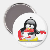Aimant Guitare électrique Penguin (Recto/Verso)