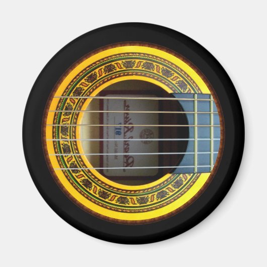 Aimant guitare flamenco ma par rafi talby (Devant)