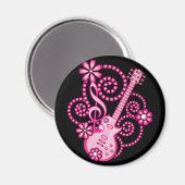Aimant Guitare Girlie (Recto/Verso)