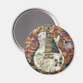 Aimant guitare vintage - (Recto/Verso)