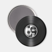 Aimant Guitares Yin Yang blanches et noires Vinyl Graphis (Recto/Verso)