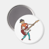 Aimant Guitariste (Recto/Verso)
