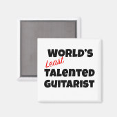 Aimant Guitariste le moins talentueux du monde (Recto/Verso)