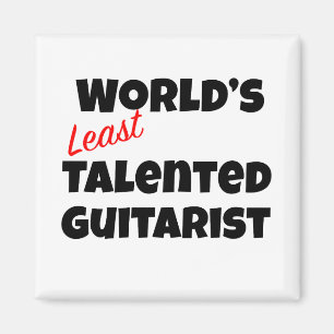 Aimant Guitariste le moins talentueux du monde