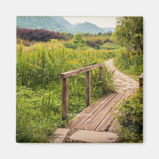 Aimant Guizhou, Chine photo pittoresque, (Devant)