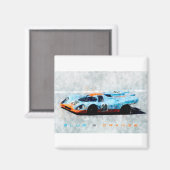 Aimant Gulf-Porsche917 (Recto/Verso)