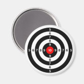 Aimant gun shooting range bul (Recto/Verso)