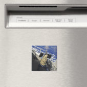 Aimant Gunners Mate tirant une mitrailleuse de calibre 50 (In Situ (Lave-vaisselle))