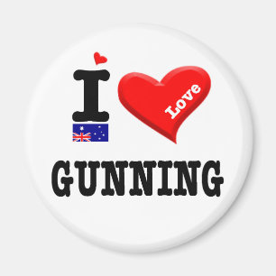 Aimant GUNNING - I Love