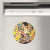 Aimant Gustav Klimt Dame avec éventail (In Situ (Lave-vaisselle))