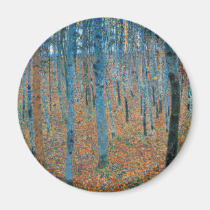 Aimant Gustav Klimt Forêt de Hêtres Art Fin Vintage