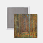 Aimant Gustav Klimt - Forêt de pins de Tannenwald (Recto/Verso)
