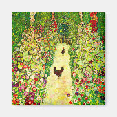 Aimant Gustav Klimt Garden with Chickens (Devant)