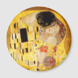 Aimant Gustav Klimt La Peinture Classique Du Kiss<br><div class="desc">Gustav Klimt Le Kiss Gustav Klimt a utilisé de l'or réel dans sa belle oeuvre de femmes Art nouveau et d'art décoratif. Cette peinture Klimt a été appelée "Le Baiser" et est l'oeuvre Art nouveau la plus connue qu'il ait jamais peinte. Le tableau de Gustav Klimt est celui d'une femme...</div>