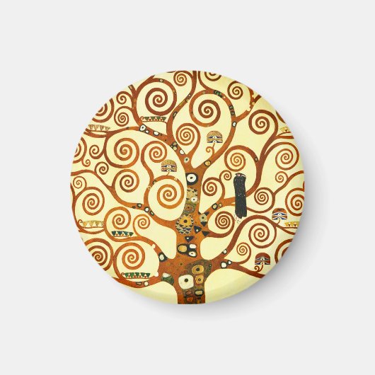 Aimant Gustav Klimt L'Arbre de la Vie Art fine (Devant)