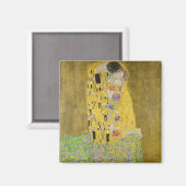 Aimant Gustav Klimt - Le baiser (Recto/Verso)