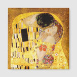 Aimant Gustav Klimt Le Baiser<br><div class="desc">Gustav Klimt Le Kiss Gustav Klimt a utilisé de l'or réel dans sa belle oeuvre de femmes Art nouveau et d'art décoratif. Cette peinture Klimt a été appelée "Le Baiser" et est l'oeuvre Art nouveau la plus connue qu'il ait jamais peinte. Le tableau de Gustav Klimt est celui d'une femme...</div>