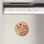 Aimant Gustav Klimt - L'Embrace - Peinture d'Art (In Situ (Lave-vaisselle))