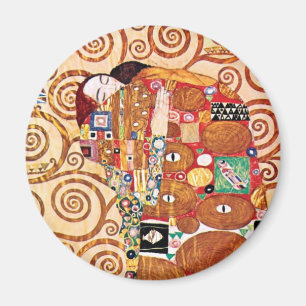 Aimant Gustav Klimt - L'Embrace - Peinture d'Art